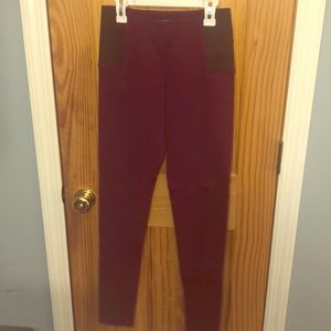 High Wasted Deep Wine Color Legging/Pants